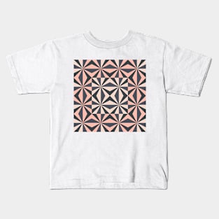 Vintage Geometric Zig Zag Pattern Kids T-Shirt